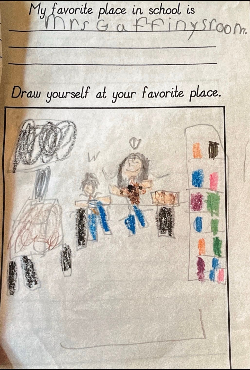 Drawing by Student W